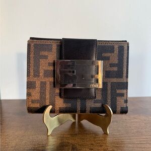NEW Fendi Zucca Bifold wallet
